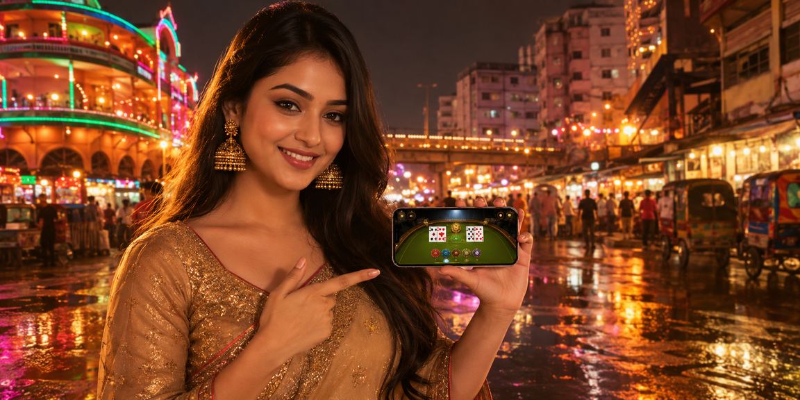 নারায়ণগঞ্জ লটারি গেম হাউস - রাতের বাজারে বাজির ছবি